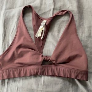 PINK bathing suit top also a sports bra!